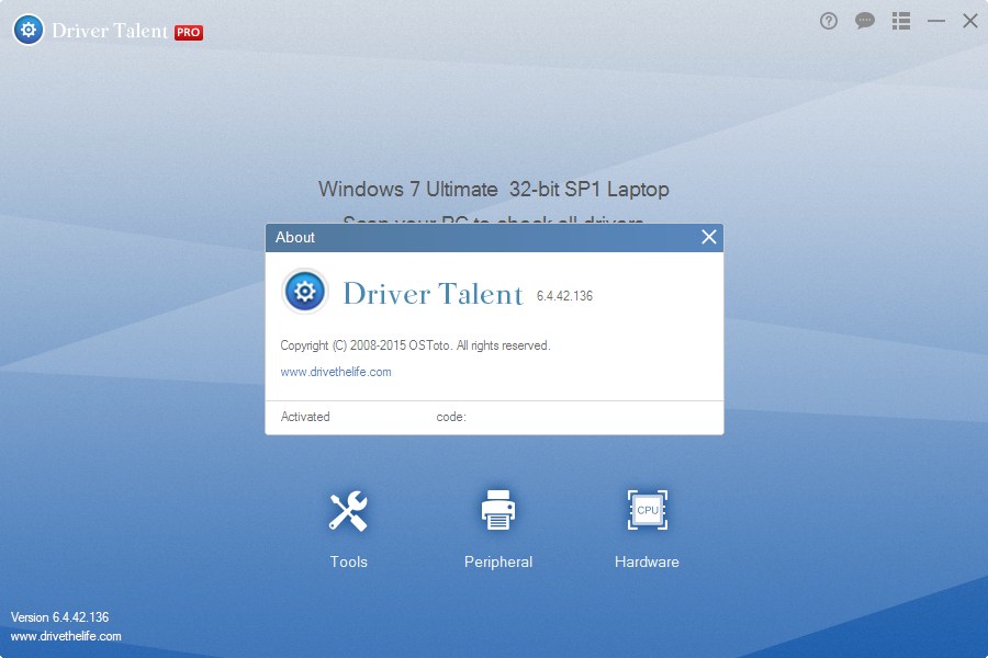 license key for driver talent